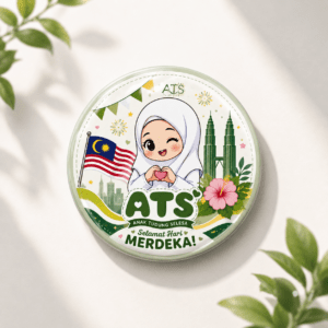 ATS Button Badge Merdeka